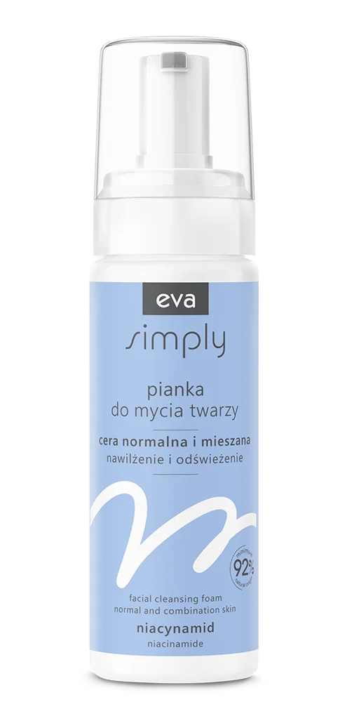 Eva Simply Facial Cleansing Foam. Normal and combination skin